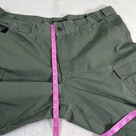 2pr 5.11 Tactical Men's Cargo TDU Pants Ripstop 74003 X-Large 39.5-43 Short Grn - Picture 12 of 15